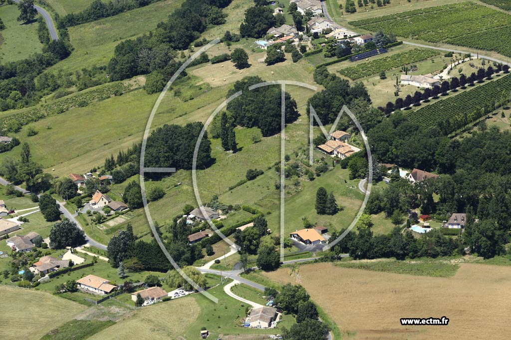 Photo arienne de Razac-de-Saussignac (les Pinqutes)