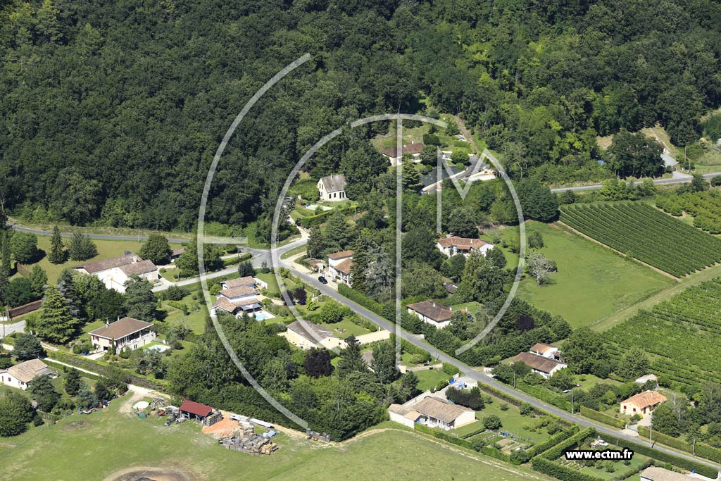 Photo arienne de Saint-Antoine-de-Breuilh (Bruzac)