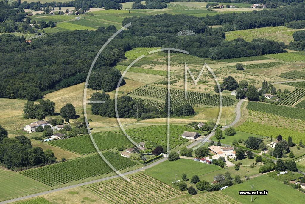 Photo arienne de Saint-Antoine-de-Breuilh (les Penauds)