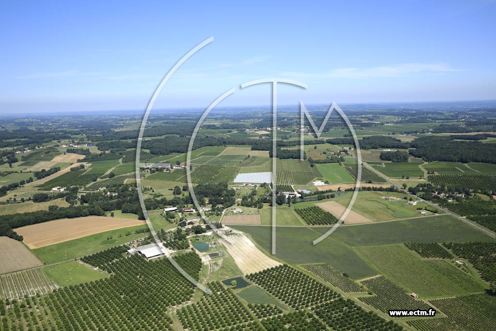 Photo arienne de Saint-Astier (les Combes)