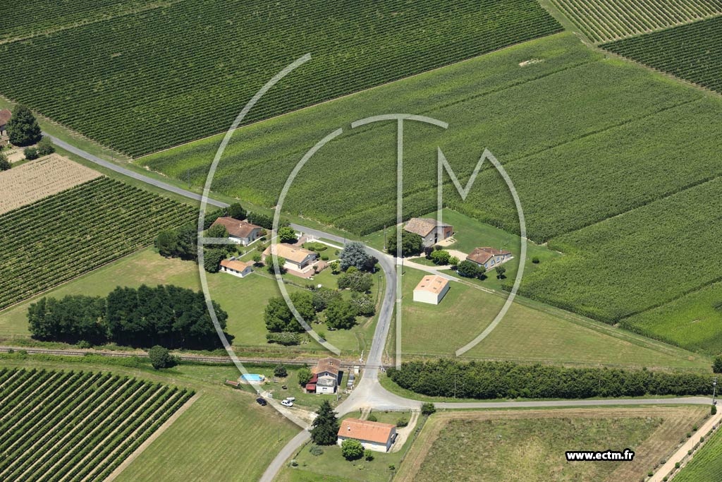 Photo arienne de Saint-Avit-Saint-Nazaire (Route des Goulards)