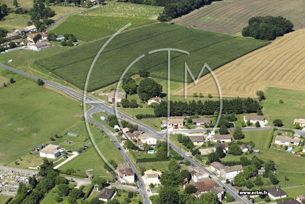 Photo arienne de Saint-Mard-de-Guron