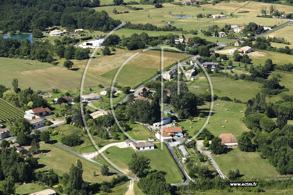 Photo arienne de Saint-Remy