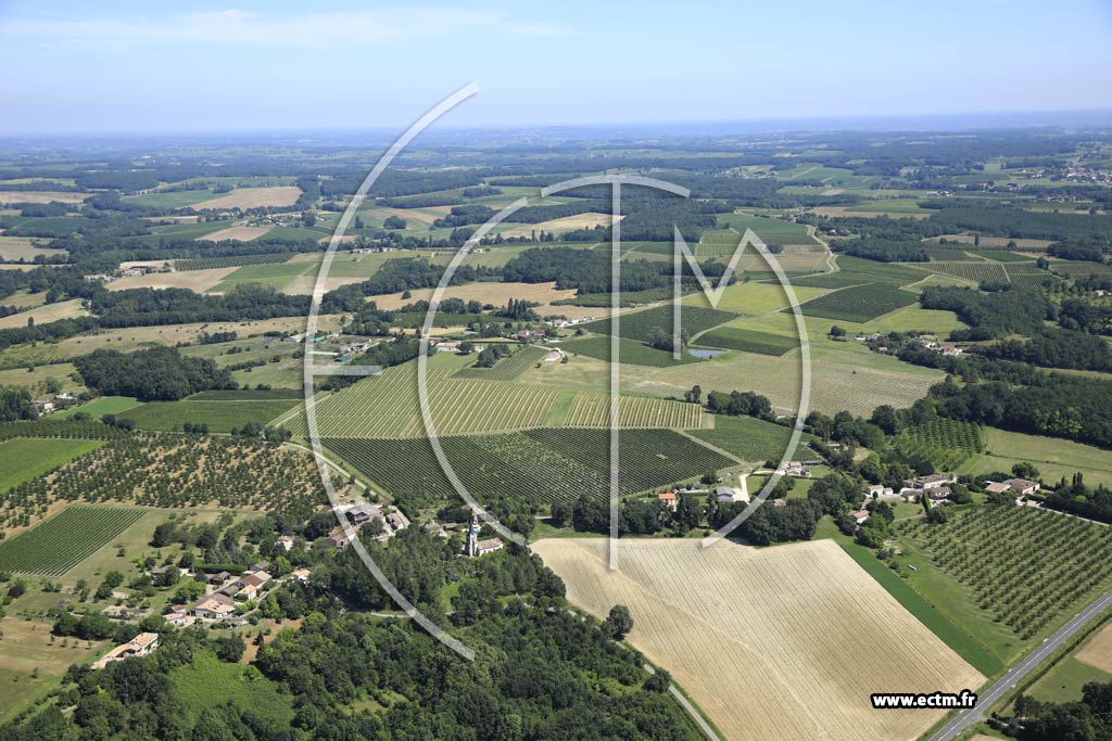 Photo arienne de Saint-Sernin (Lubersac)