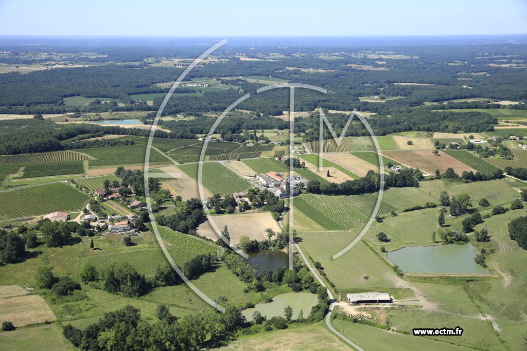 Photo arienne de Saint-Vivien (Reynaudie)