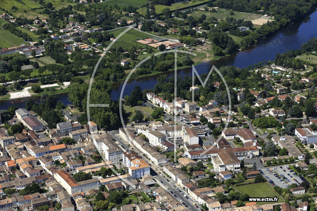 Photo arienne de Sainte-Foy-la-Grande