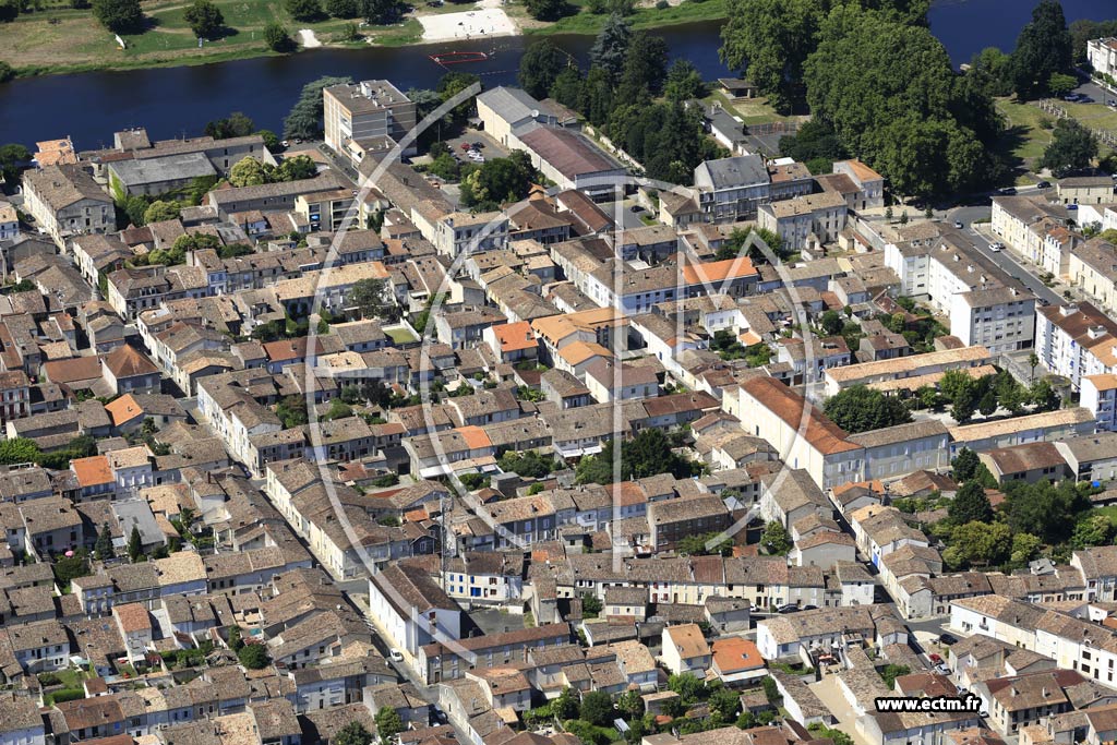 Photo arienne de Sainte-Foy-la-Grande
