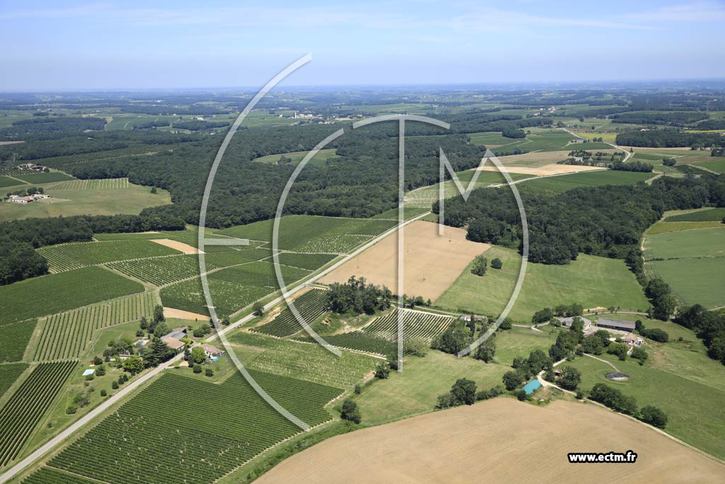 Photo arienne de Savignac-de-Duras (le Grand Fon)