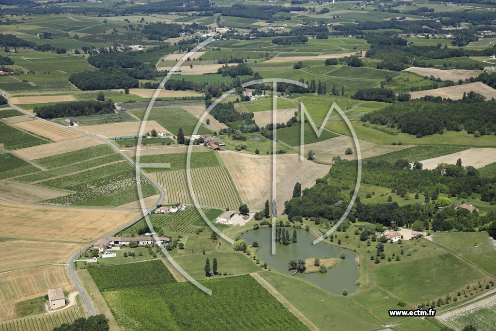 Photo arienne de Thnac (Fongrive Haut)