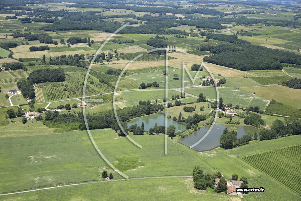 Photo arienne de Thnac (les Jacquetaux)