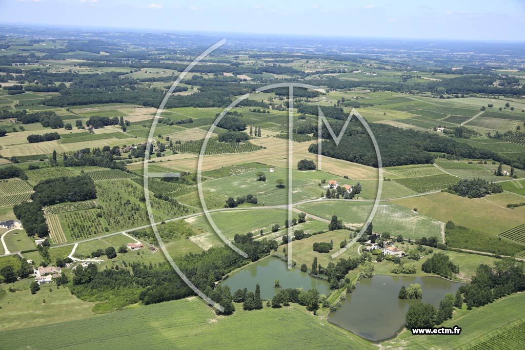 Photo arienne de Thnac (les Jacquetaux)