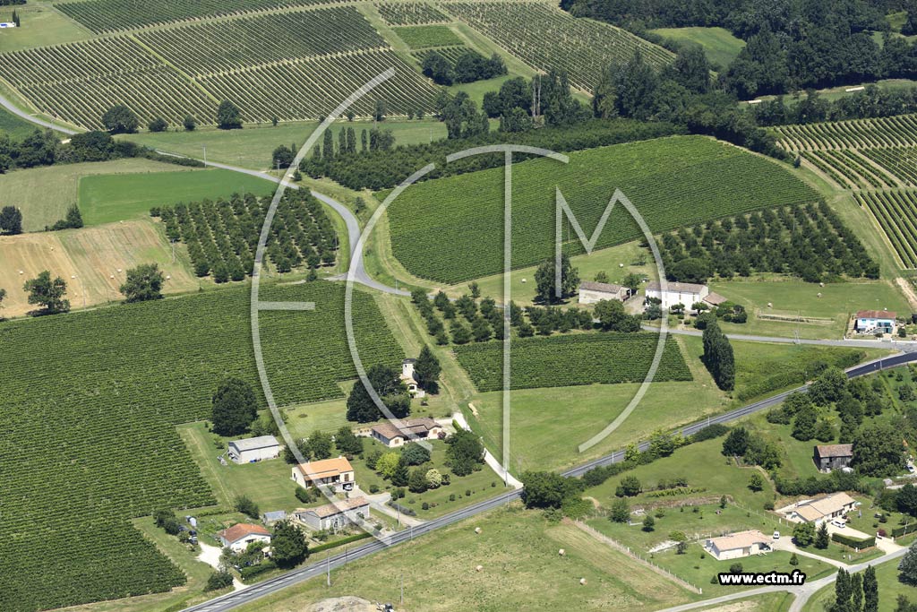 Photo arienne de Villeneuve-de-Duras