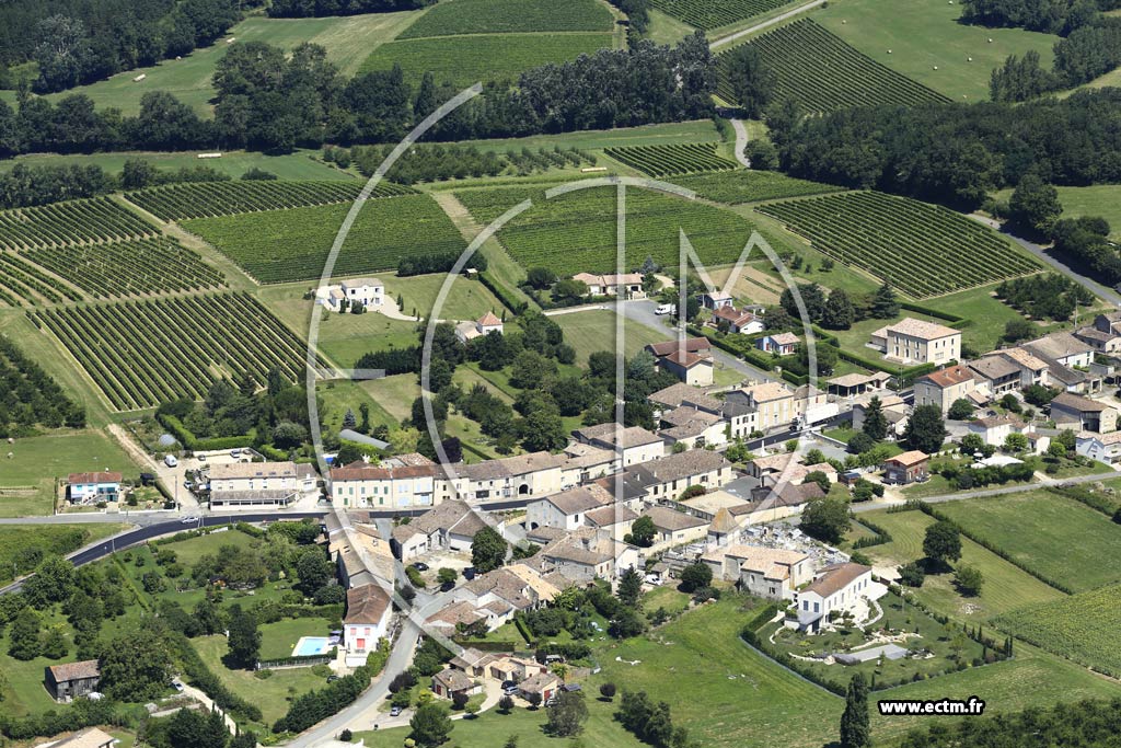 Photo arienne de Villeneuve-de-Duras