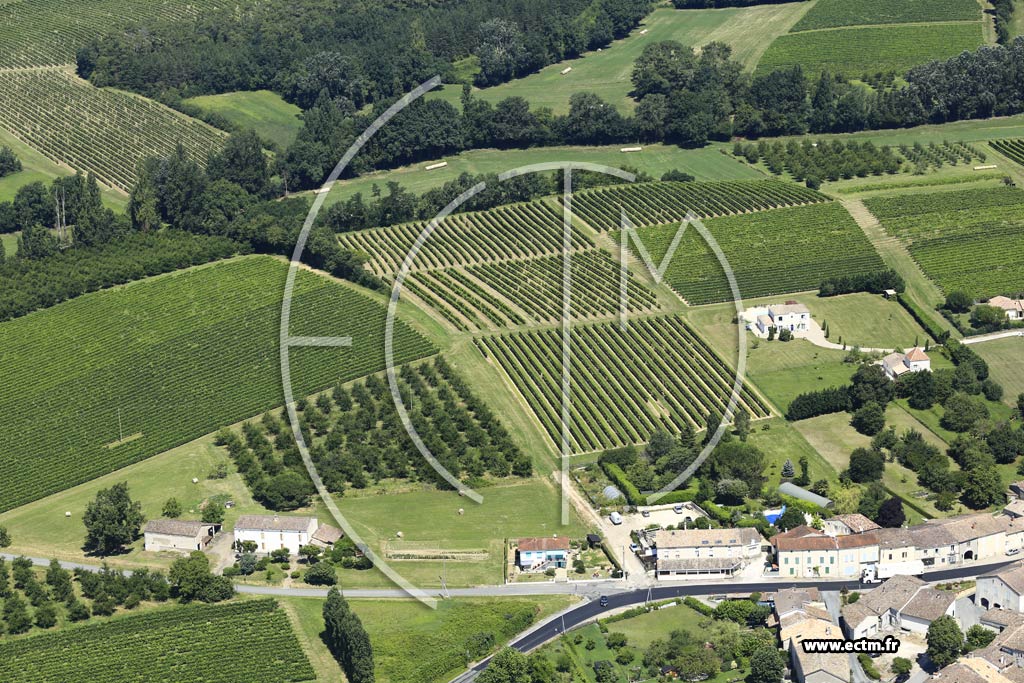 Photo arienne de Villeneuve-de-Duras