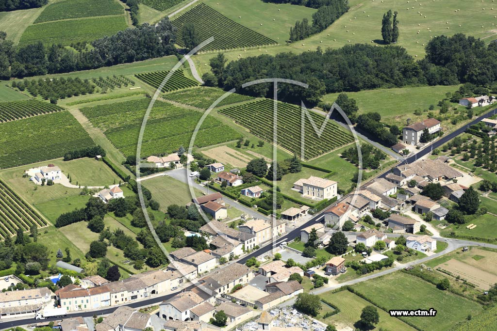 Photo arienne de Villeneuve-de-Duras