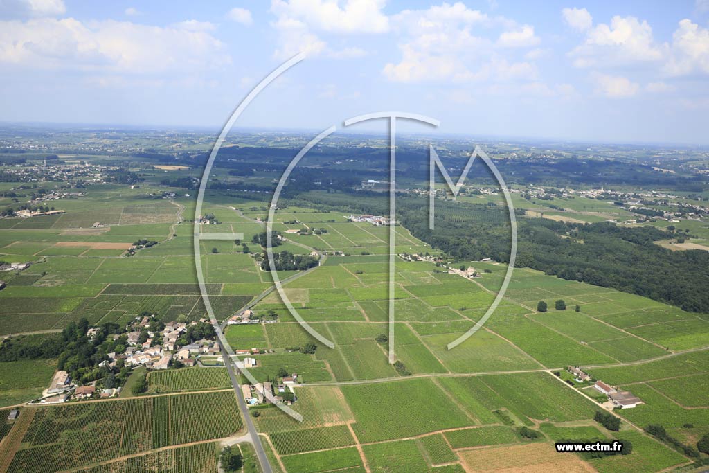 Photo arienne de Barsac (la Pinesse)
