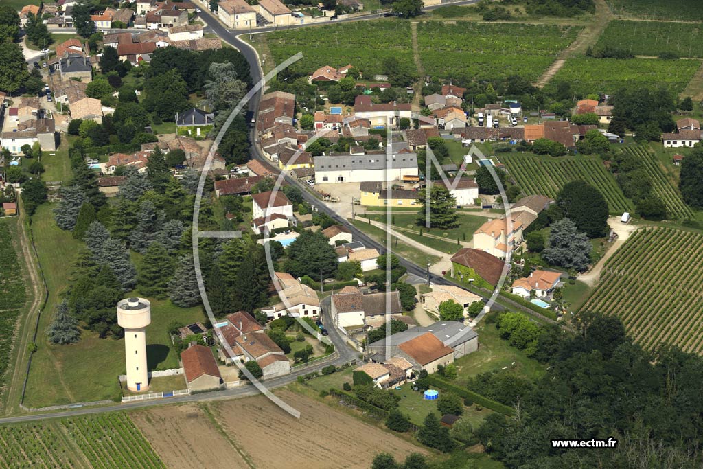 Photo arienne de Crons (Caulet)