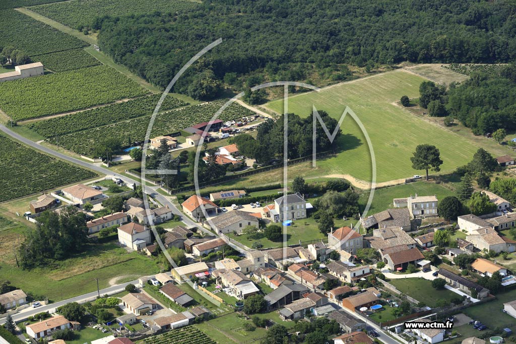 Photo arienne de Crons (Puy de Cornac)