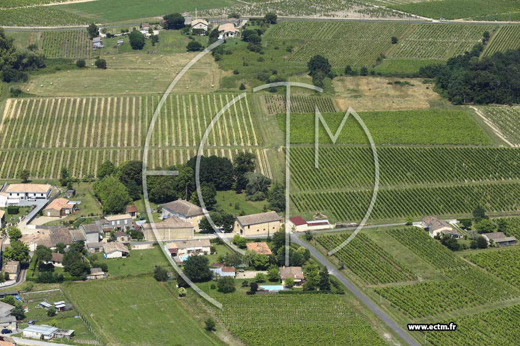 Photo arienne de Fargues (les Claveries)
