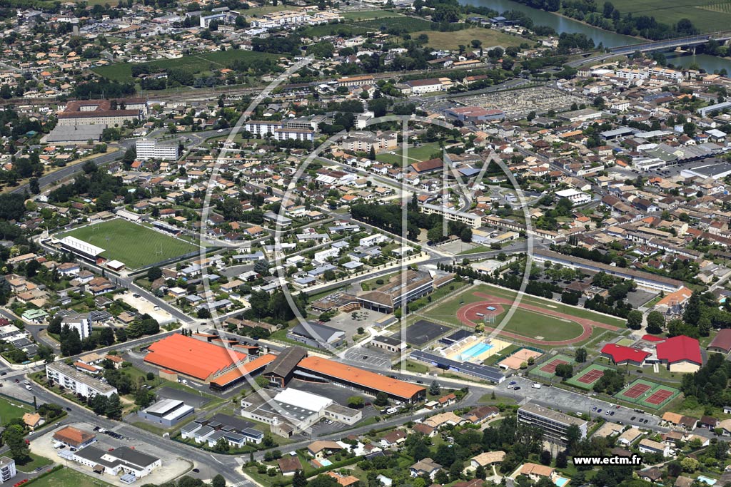 Photo arienne de Langon