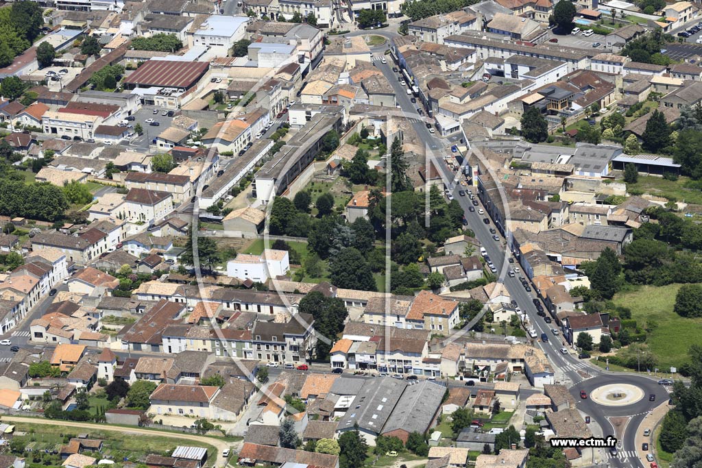Photo arienne de Langon