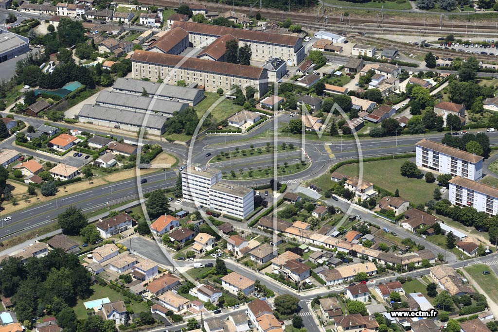 Photo arienne de Langon