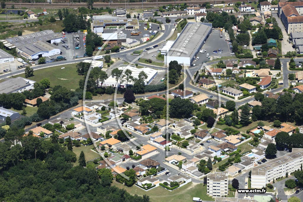 Photo arienne de Langon (Bresque)