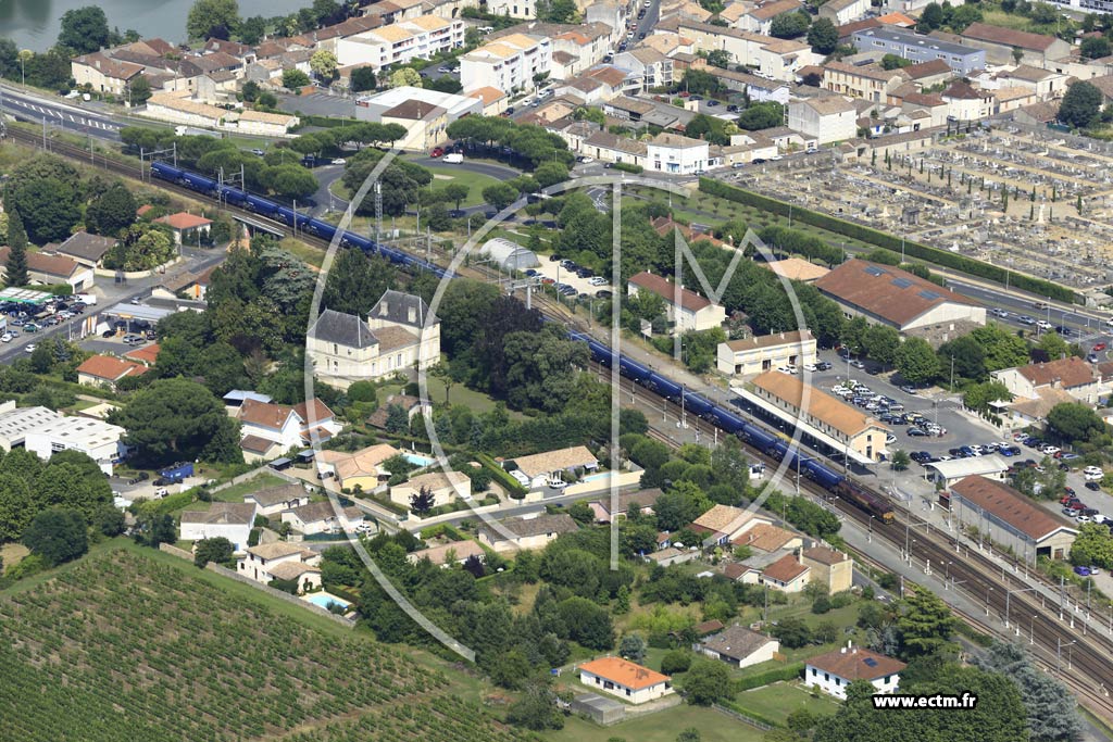 Photo arienne de Langon (la Gare)