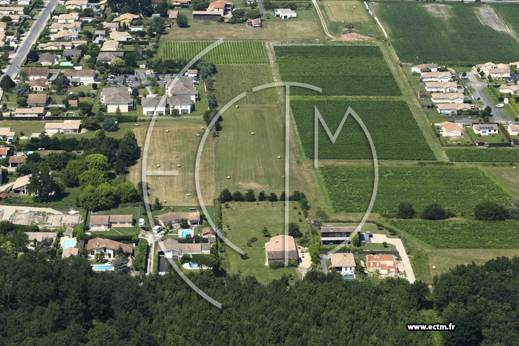 Photo arienne de Langon (la Merlre)