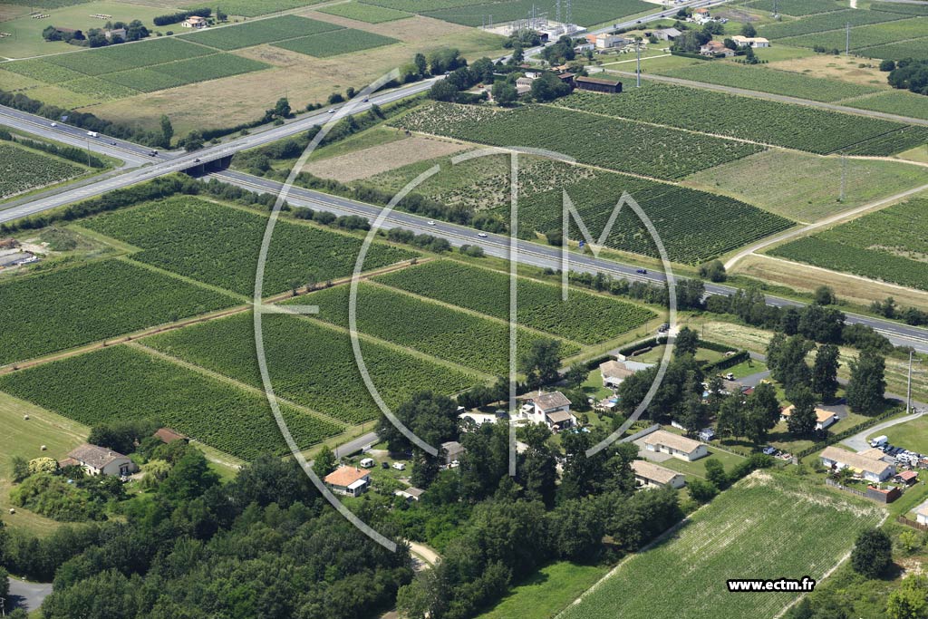 Photo arienne de Langon (la Mourasse)