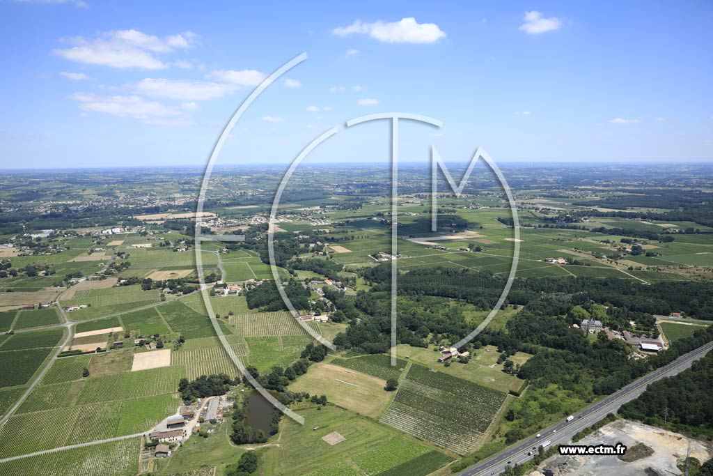 Photo arienne de Langon (le Bos)