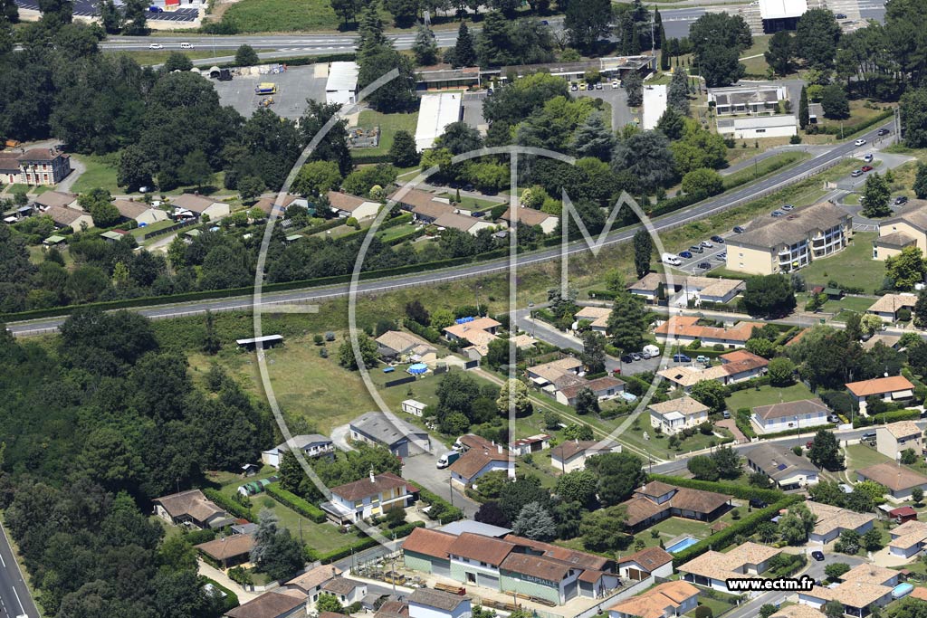Photo arienne de Langon (les Bruyres)