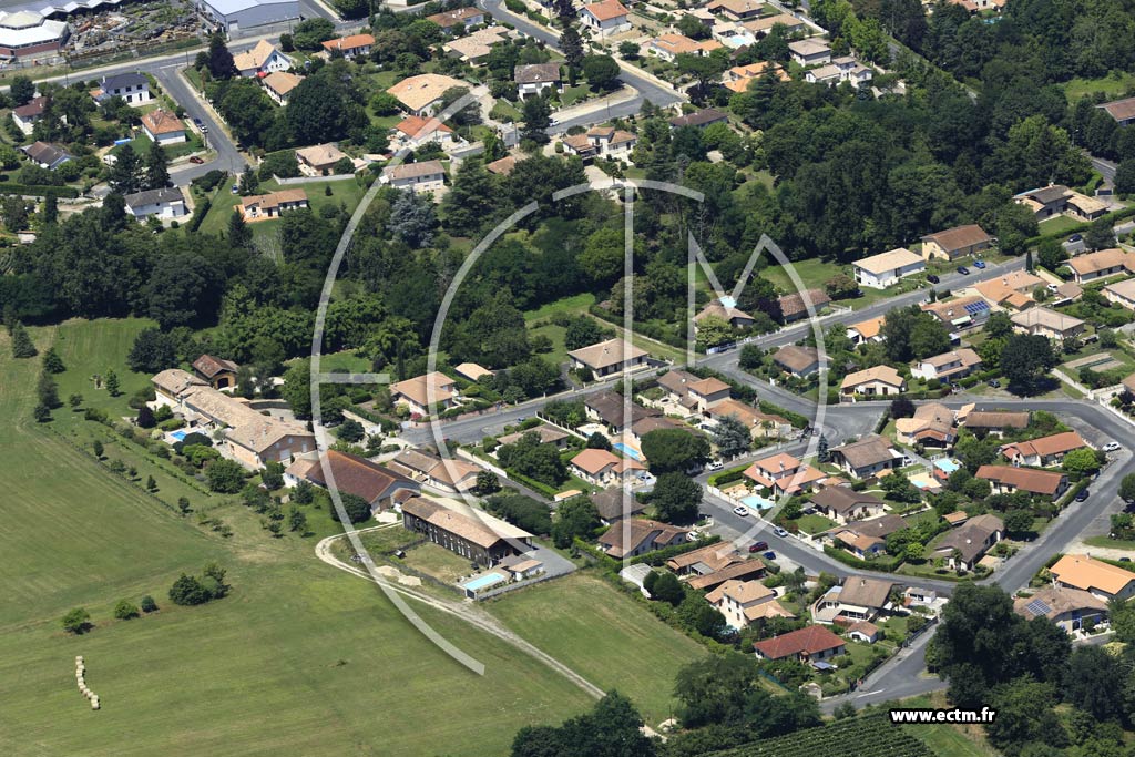 Photo arienne de Langon (les Cluchets)