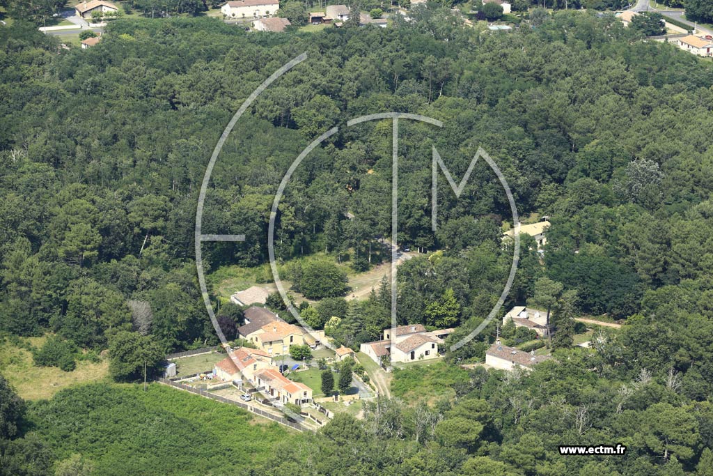 Photo arienne de Noaillan (la Bourrique)