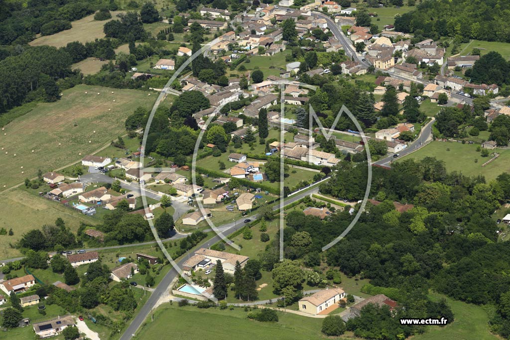 Photo arienne de Noaillan (la Saubotte)