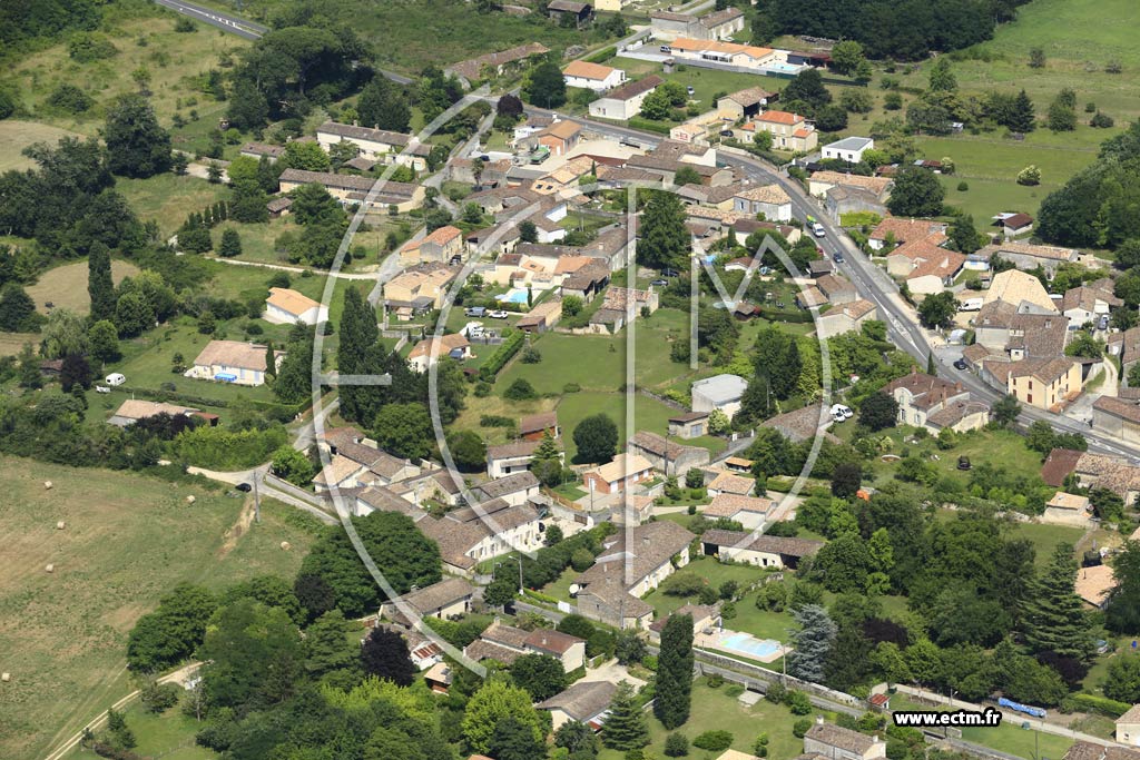 Photo arienne de Noaillan (la Saubotte)