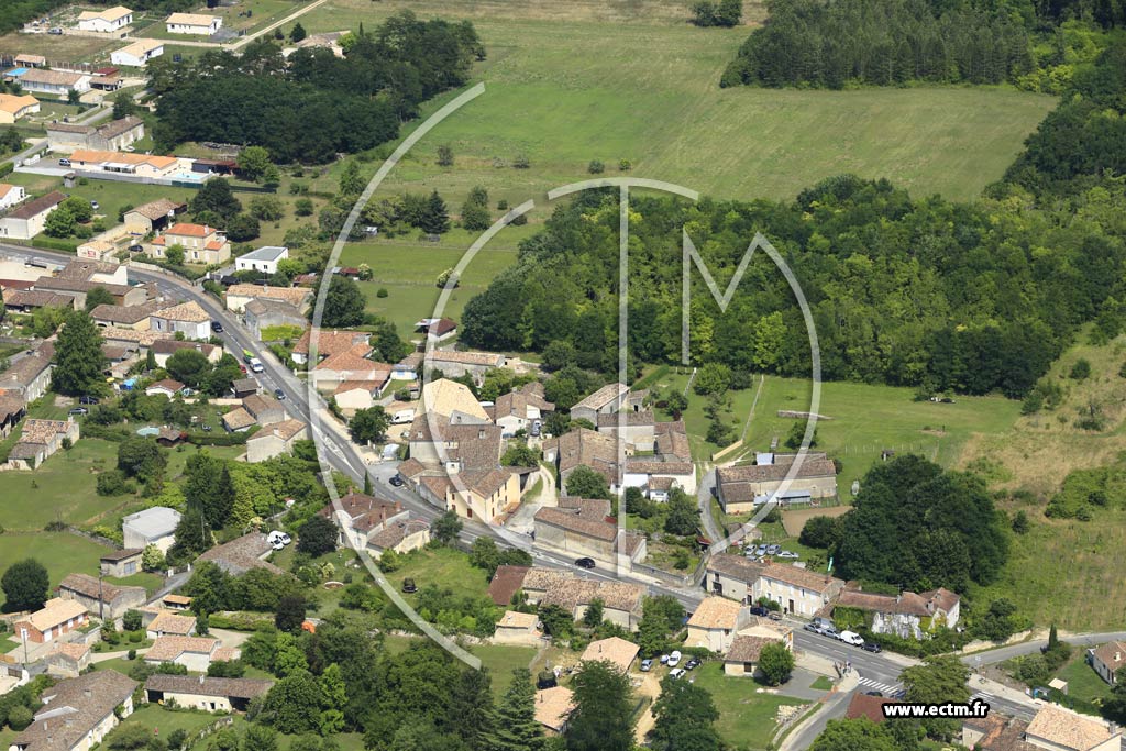 Photo arienne de Noaillan (la Saubotte)