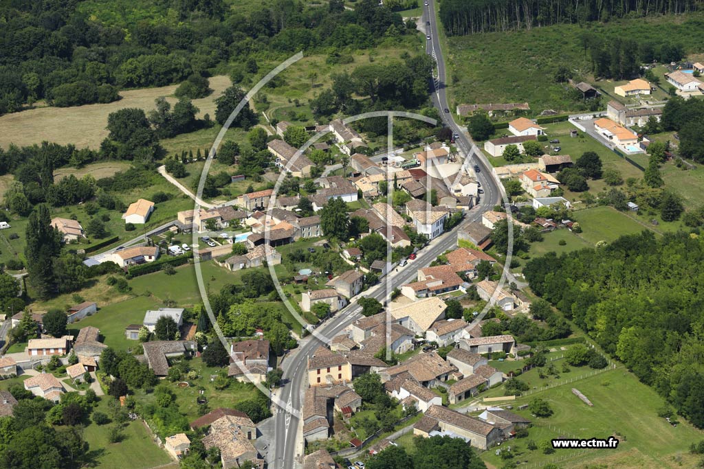 Photo arienne de Noaillan (la Saubotte)