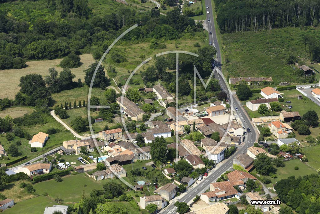 Photo arienne de Noaillan (la Saubotte)