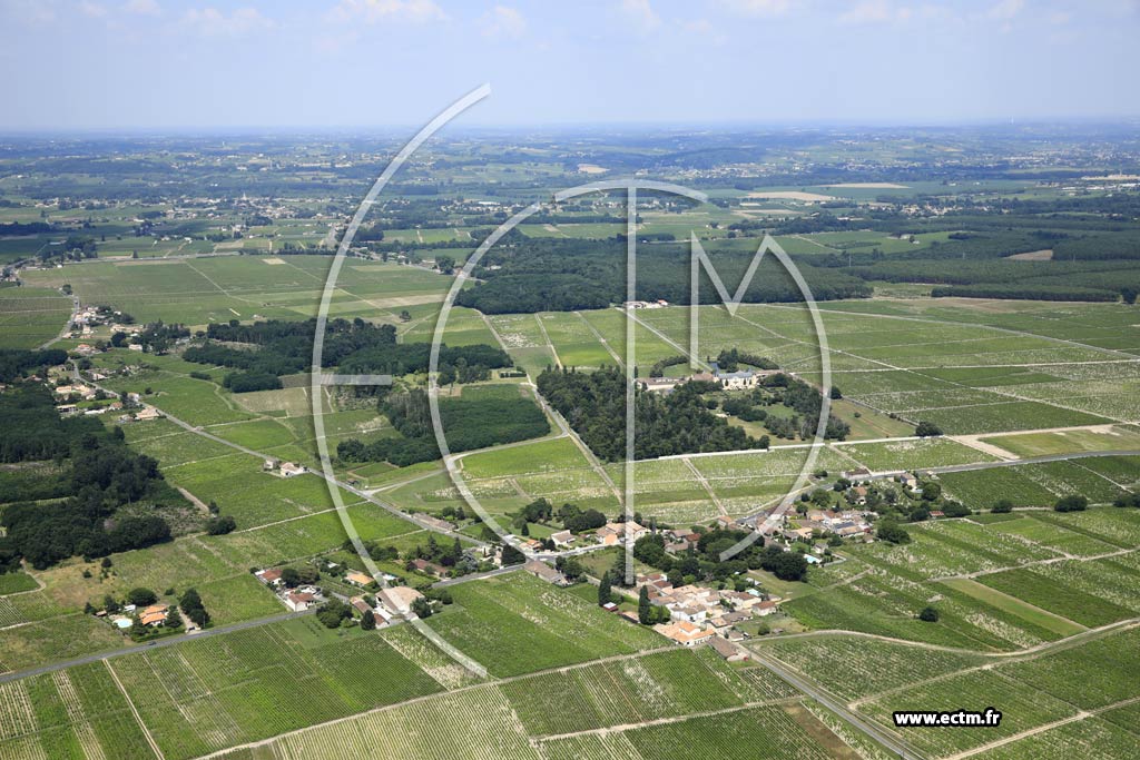 Photo arienne de Preignac (Boutoc)