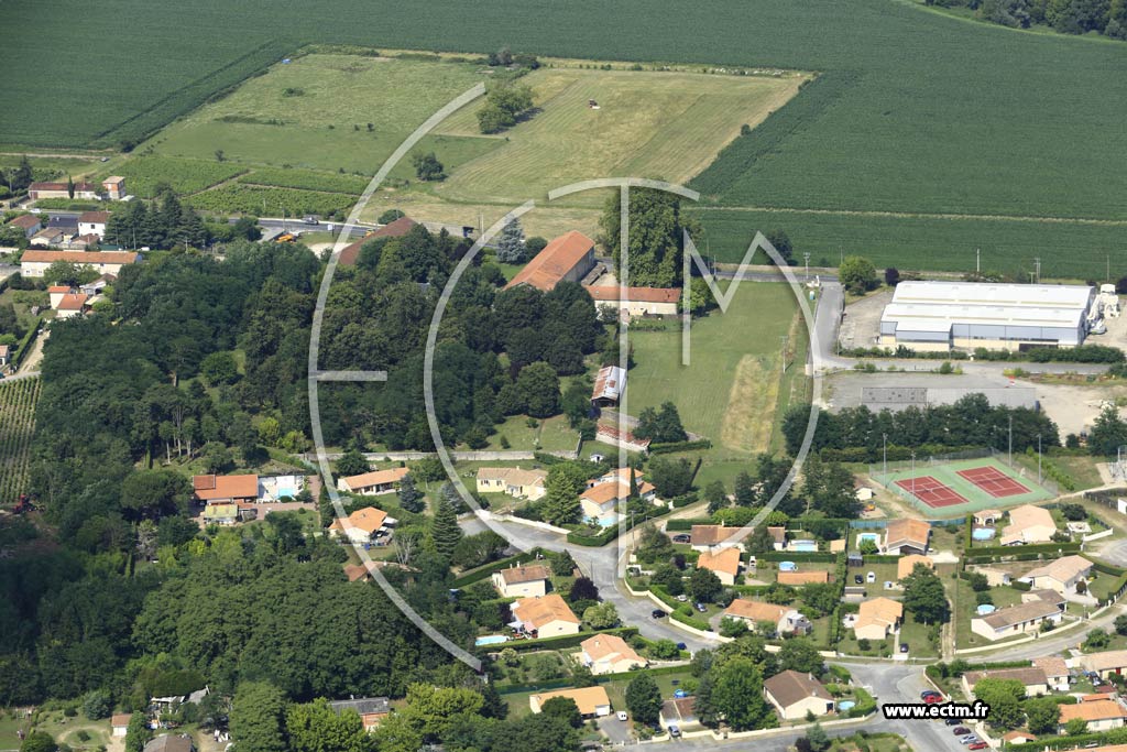 Photo arienne de Preignac (Couleyre)