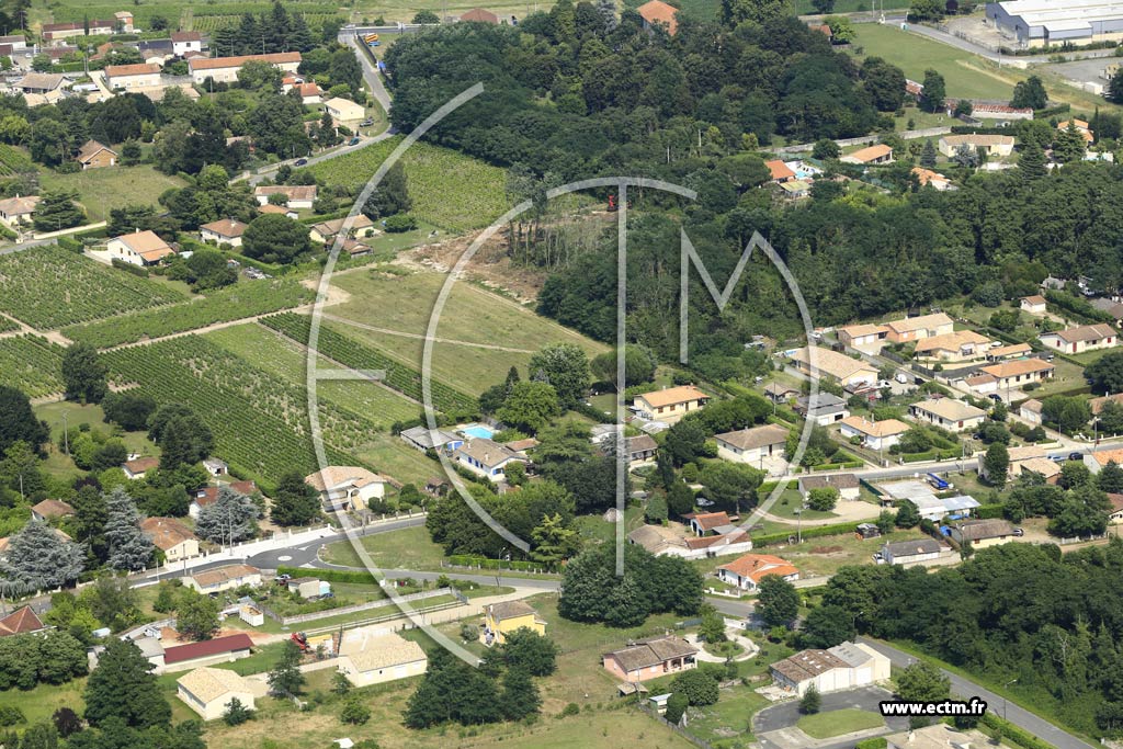 Photo arienne de Preignac (le Puch)