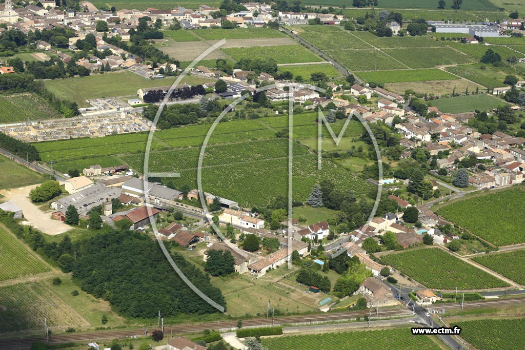 Photo arienne de Preignac (le Puch)