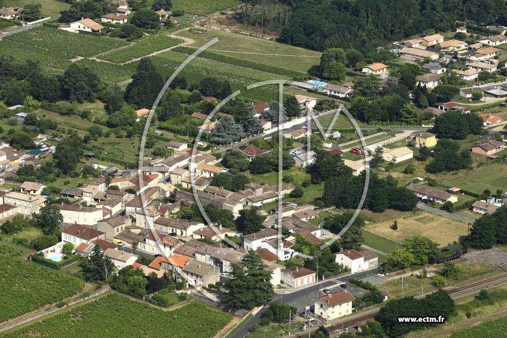 Photo arienne de Preignac (le Puch)