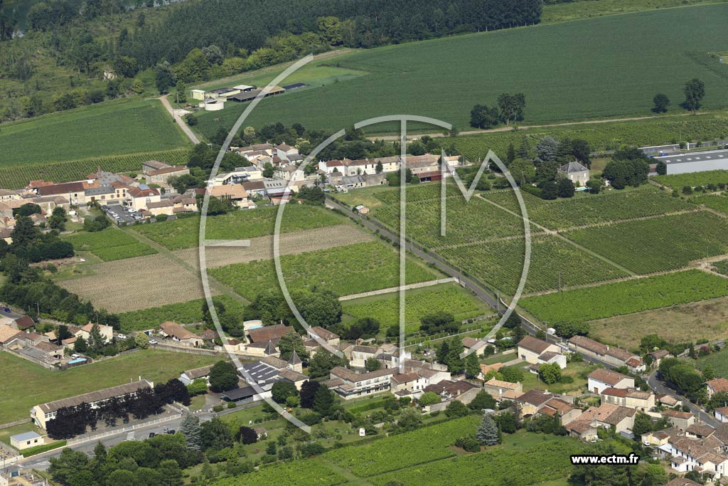 Photo arienne de Preignac (le Sabley)