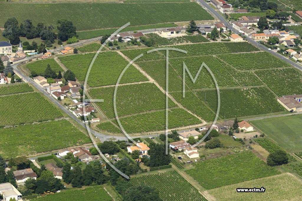 Photo arienne de Preignac (Veyres)