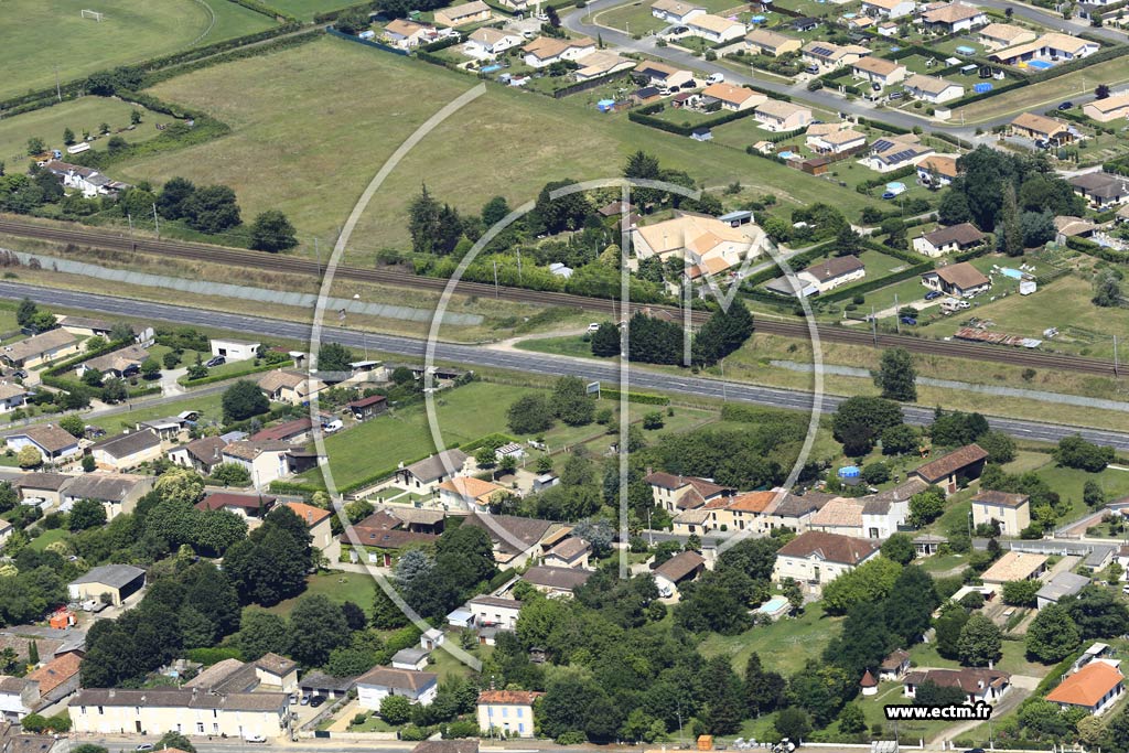 Photo arienne de Saint-Macaire