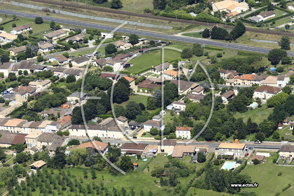 Photo arienne de Saint-Macaire