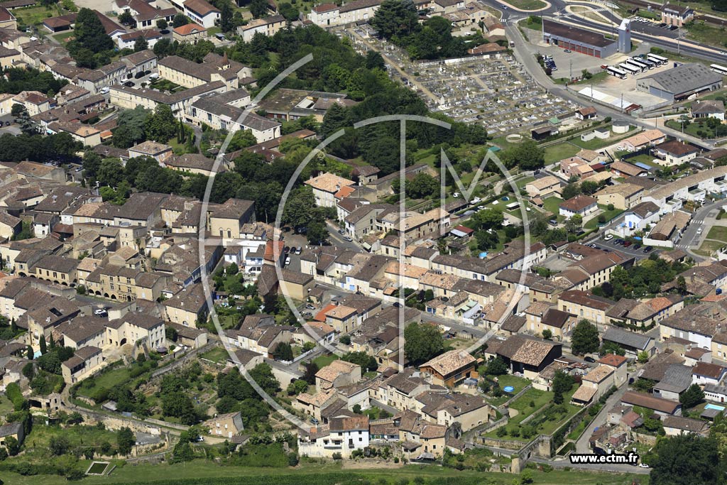Photo arienne de Saint-Macaire