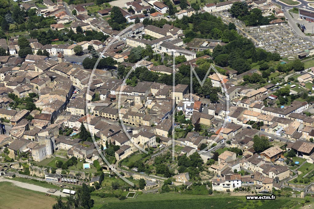 Photo arienne de Saint-Macaire